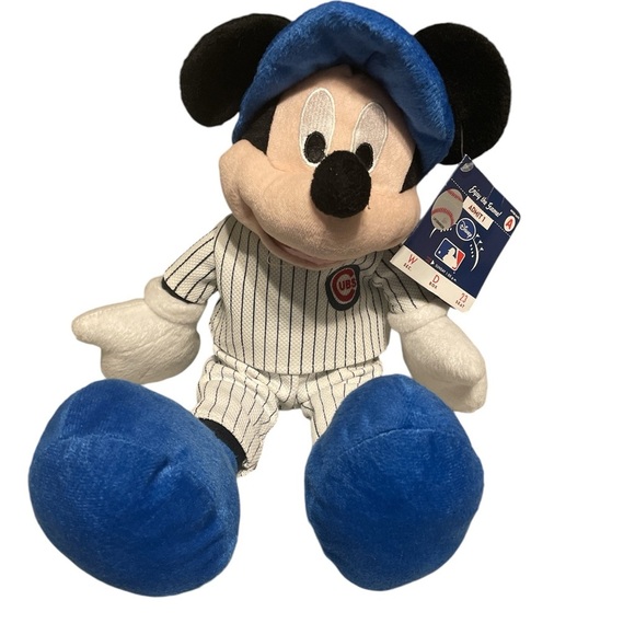 Chicago Cubs Disney Mickey Mouse Plush Character from 2011, Tags Intact! - Picture 1 of 10